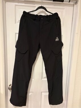 Gerry Weber Black Men’s Cargo Pants with Flap Pockets